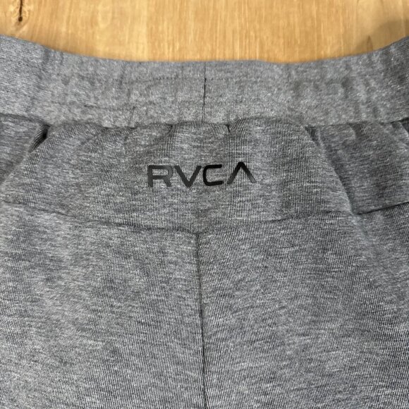 RVCA VA Tech Sport Mens Gray Activewear Sweatpants Joggers Size Medium - Picture 7 of 7